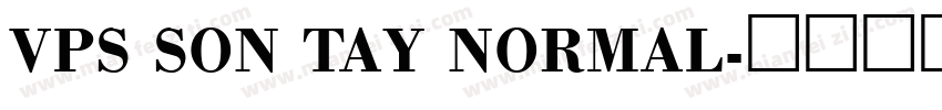 VPS Son Tay Normal字体转换